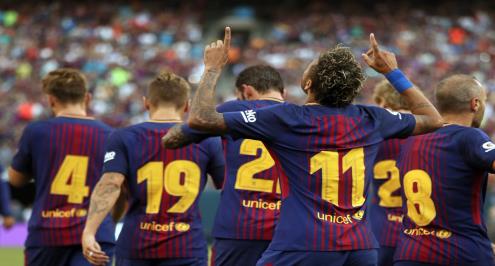 بالفيديو.. نيمار ينفجر أمام يوفنتوس ويقود برشلونة لرد اعتبار ودي